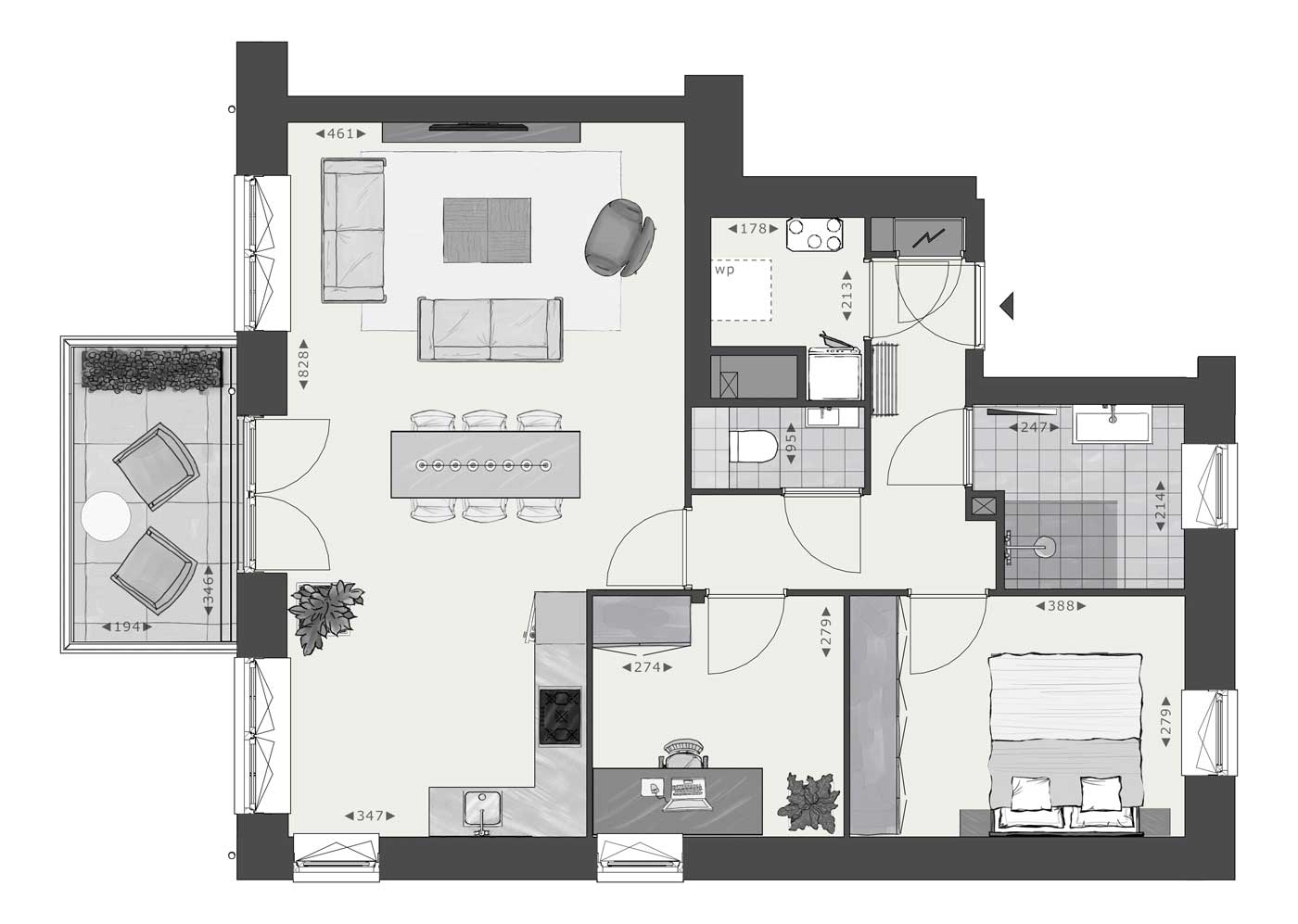 Plattegrond DWV 246