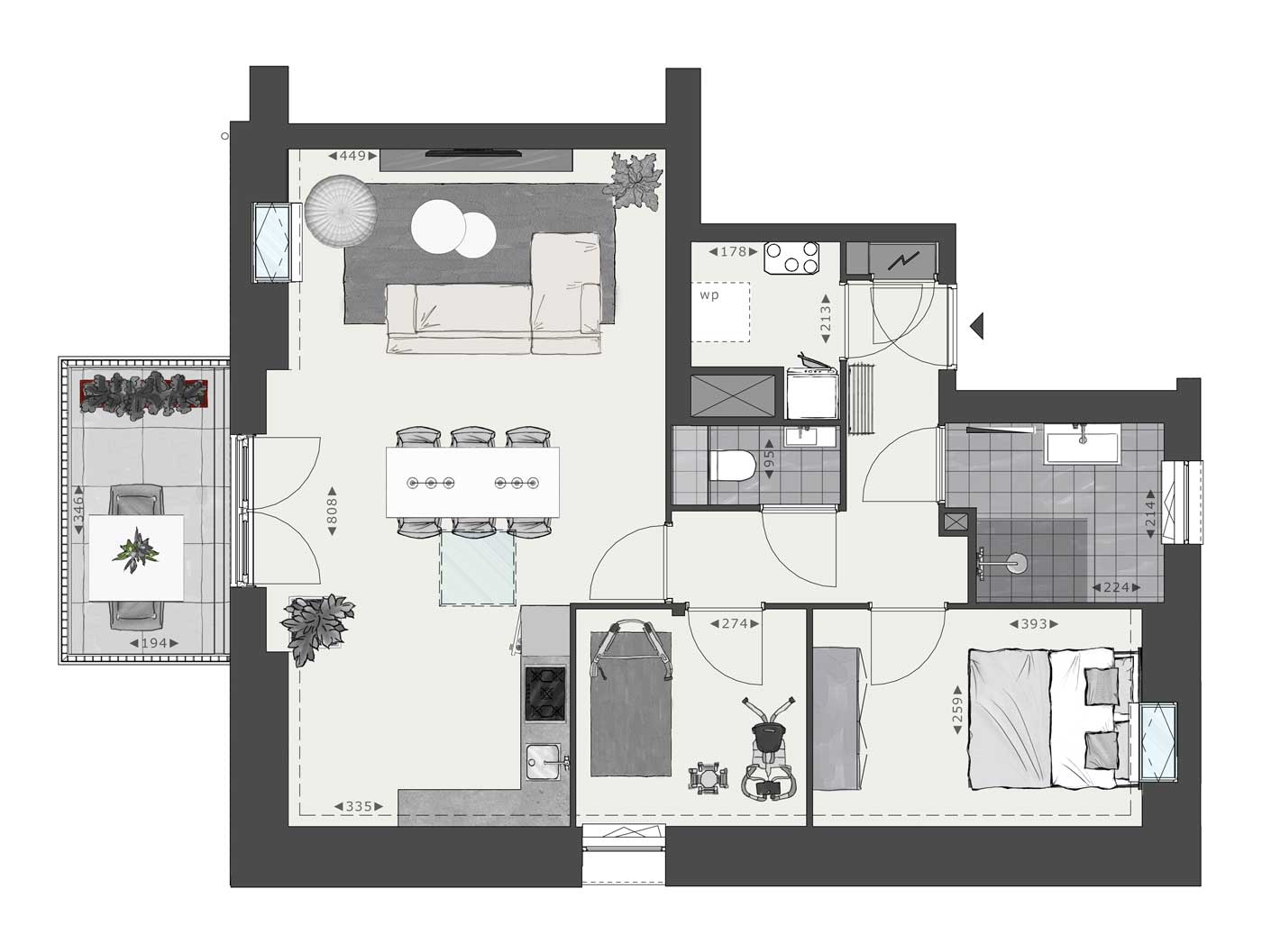 Plattegrond DWV 8